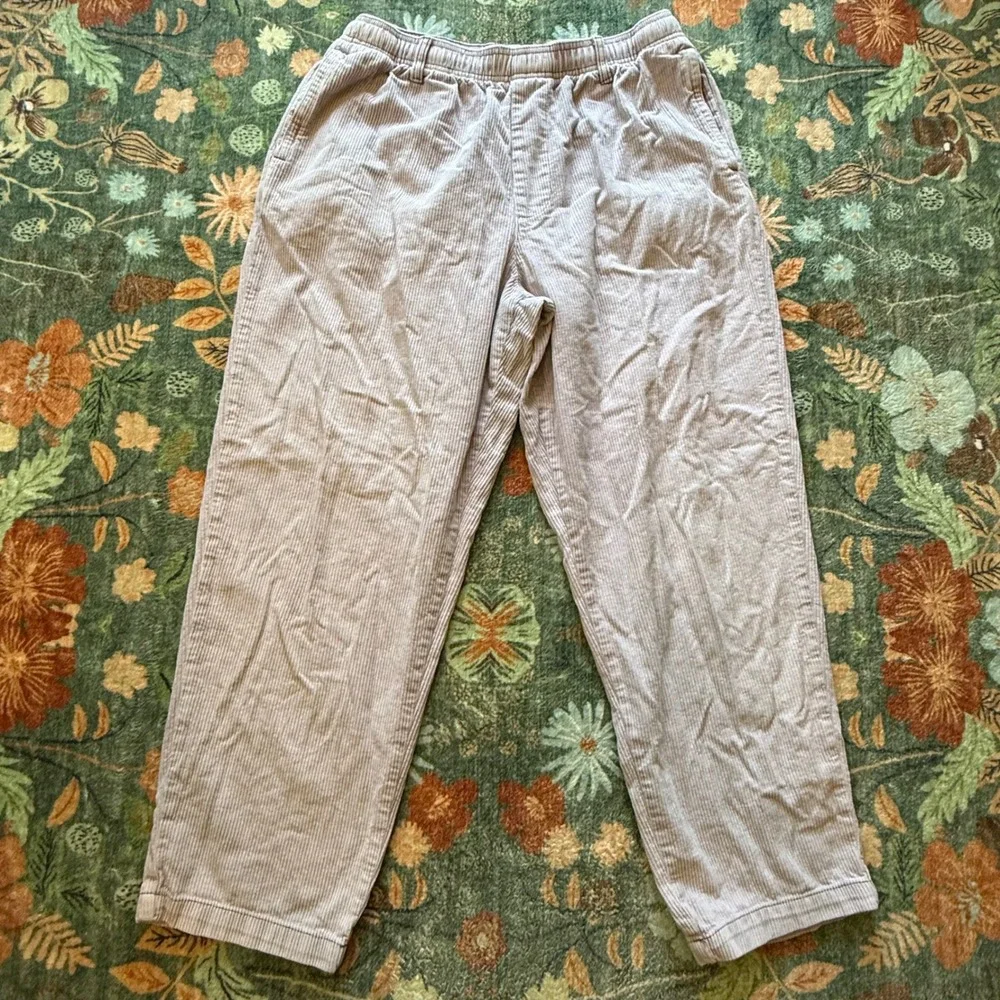 Urban Outfitters Mens Large Lavender Purple‎ Corduroy Beach Pants OB965340